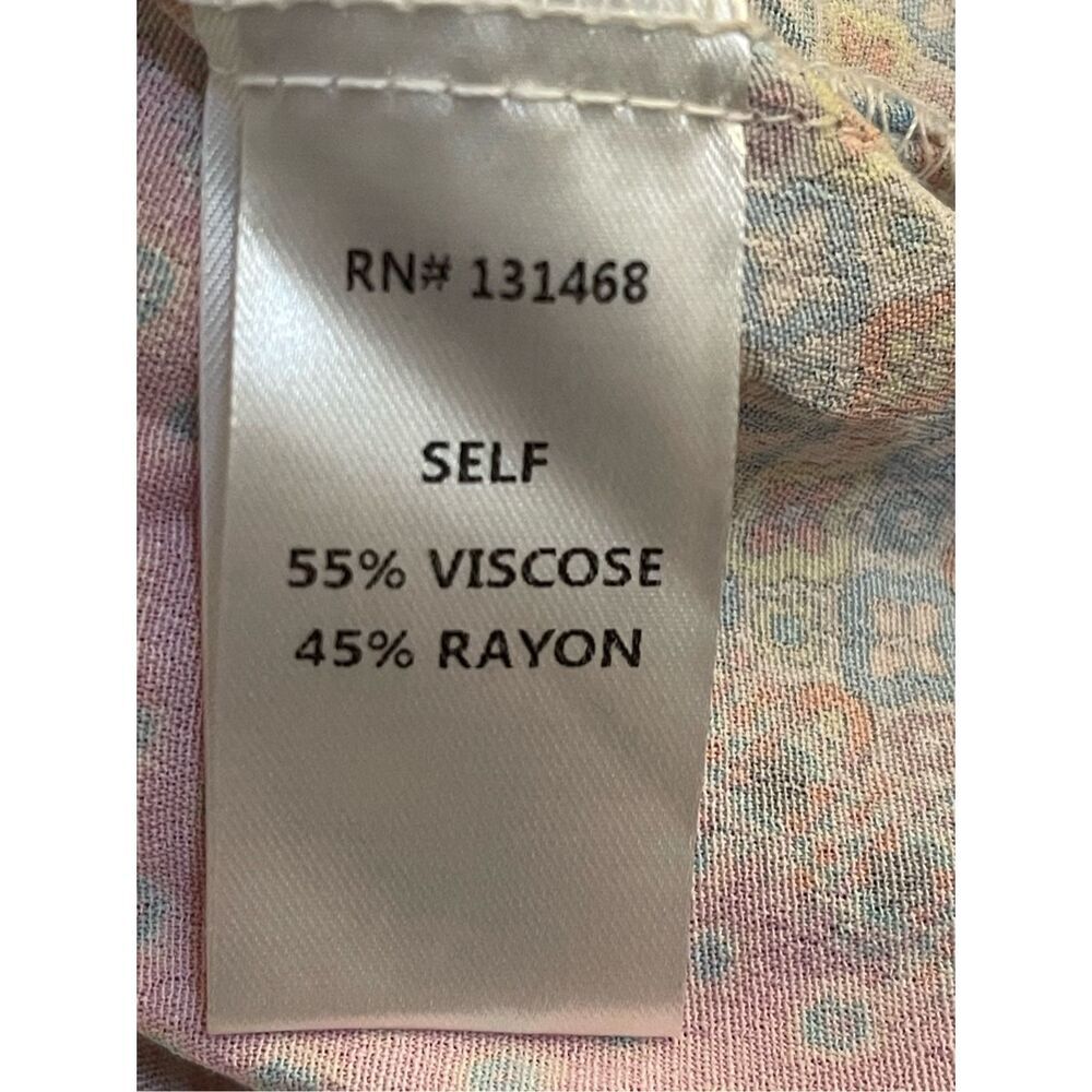 Fate Women's Boho Chic Patchwork Blouse Multicolo… - image 6